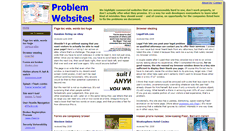 Desktop Screenshot of problemwebsites.com