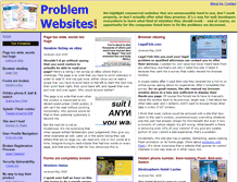 Tablet Screenshot of problemwebsites.com